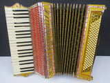 Rare Antique Sante Crucianelli Castelfidardo Italia Piano Accordion 120 Basses 4