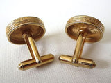 Vintage Modernist Cufflinks, 1976 Olympics in Montreal, Hand Hammered Cufflinks