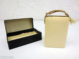 Antique Gilded Pocket Prayer Book, French Ivory Cover & Pouch, Original Box