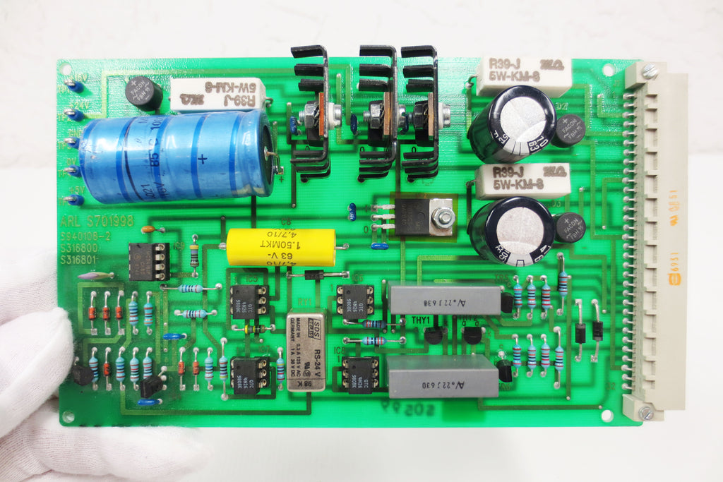 New Applied Research Laboratory ARL Fisons Power Supply Circuit Board S701998