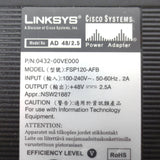 Linksys Cisco AC Adapter Charger Model FSP120-AFB, P/N 0432-00VE000, 48V, 2.5A