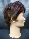 Vtg Pivot Point Eva Mannequin Head 11" Short Auburn Hair Shaved Cut, Display