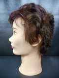 Vtg Pivot Point Eva Mannequin Head 11" Short Auburn Hair Shaved Cut, Display