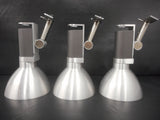 3 Industrial Philips Lightolier Stainless Steel Spotlights for Track Lights, Luxury Lights, Swivels 180, Lot #1