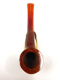 Vintage Tobacco Pipe by Paradis Canada, Never Used, Hand Carved Leaves, Caramel Butterscotch