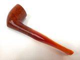 Vintage Tobacco Pipe by Paradis Canada, Never Used, Hand Carved Leaves, Caramel Butterscotch