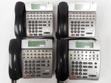 Lot 4 NEC Office Telephones Dterm80, 16 Multi Lines, LCD Digital Folding Screens, Models DTH-16D-1 and 2