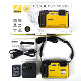 New Nikon Coolpix W300 Digital Camera 16.2MP, Waterproof 100' / 30m, 3" Monitor