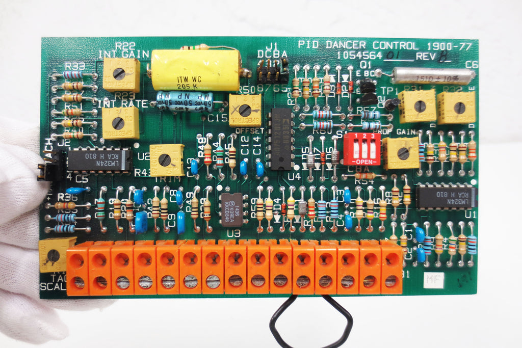 Fincor Control Board Circuit, PID Dancer Control Card 1900-77 105456401 Rev B #4