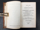 Antique 1820 Robinson Crusoe by Daniel Defoe 2 Volumes Preface by Barbauld