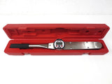 New Proto Steel Electronic Torque Wrench Model J6346, 1/2" Drive Size, 22" Long, 25-250 Ft.-Lb. Range, Drive Dial, Box