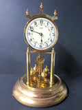 Kundo 400 Day Anniversary Glass Dome Mantel Clock 12" West Germany Kieninger & O