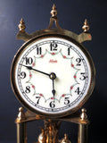 Kundo 400 Day Anniversary Glass Dome Mantel Clock 12" West Germany Kieninger & O