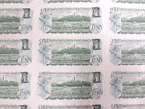 Vintage 1973 Uncut Sheet of 40 Canadian One Dollar Bills Series BFK