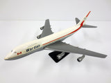 Vintage Wardair Canada Boeing 747 Model Airplane 10.5" Closed Airline, NM