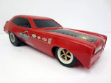 1970's Red Dragster Gas Tether Car by Cox, 12" Long, Tarantula