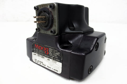 Moog Flow Control Servo Valve 760 Series 3000psi 4-Way 2-Stage Motor 275°F #1274