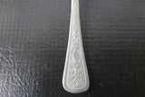 WWII Spoon Signed Germany Aluminum 5 7/8" Leaf Motifs Shapes, Hammered