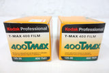 Lot of 2 New Old Stock NOS Kodak T-MAX 400 TMY 135-36 Negative Films 35mm Black & White