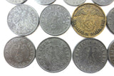 21 WWII Nazi Germany Coin Collection 1938 to 1944, 1, 5 and 10 Reichspfennig