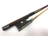 Vintage Marc Laberte Violin Bow, Silver Mounted, Mother of Pearl, Made in France