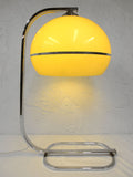 Vintage Mid Century Atomic Mushroom Table Lamp, Space Age Guzzini Desk Lamp