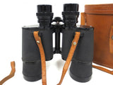 Vintage Marine Army Binoculars 6X50 by Arl Wetzlar Germany with Leather Case