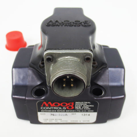 Moog Flow Control Servo Valve 760 Series, 3000 psi, 275°F, 4-Way, 2-Stage Motor