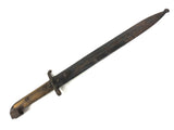 WWI Swedish Mauser Bayonet 18", Locking Scabbard, Carl Gustaf, Crown Over C