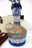 Shisha Nargile Hookah 18" Tobacco Water Pipe Vase Set, Luxury Sharqeyat Handmade Box