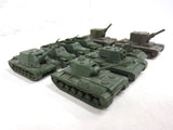 Lot of 9 Roskopf RMM KWSU WWII Army Military Mini Tanks Trucks, Toy Models WGER