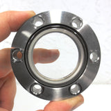 MDC Hayward 2.75" Window Viewport Vacuum Conflat Flange, 1 Copper Gasket 6 Bolts