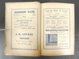 Antique 1905 1906 Montreal City Lovell Directory Phone Book, Street and Citizens