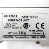 Omron Communication Interface Unit Adapter Connector CPM1-CIF01, RS232C, Japan