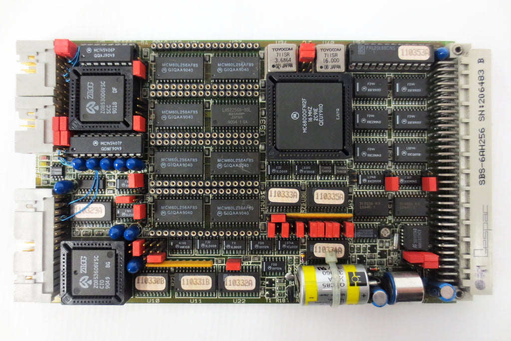 Gespac Dual Serial Interface Board Circuit Card GESSBS-6A, SBS-6AH256, SN 206483