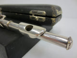 Vintage Gemeinhardt Piccolo Db D Flat Serial 1235, Silver Plated, Wooden Case