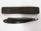 Antique Wade and Butcher Sheffield 7/8 Straight Razor, Hollow Ground, Hallmark