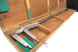 Mitutoyo Caliper Vernier 60" inches w/ Original Instructions & Dovetail Wood Box