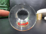 Vintage TWA Airlines Cocktail Glass Tumbler Advertising, Whisky Shot, Barware