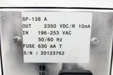 New Amilcon SP-138 Power Supply Transformer, Out 2350 VDC, In 196-253 VAC, Swiss