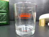 Vintage Sabena Airlines Cocktail Glass Tumbler Advertising, Whisky Shot, Belgium