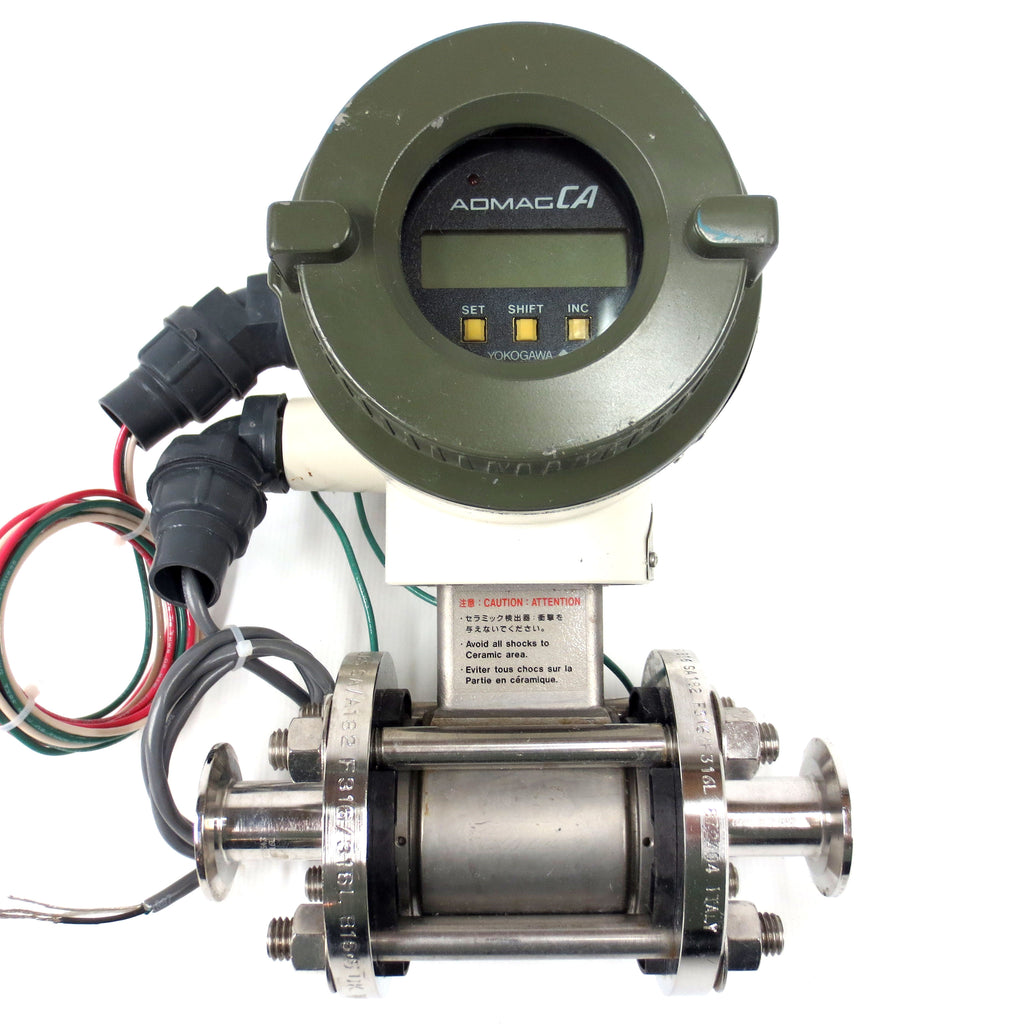 Yokogawa Magnetic Flow Meter Model Admag CA202SN with 2-7/8" Flanges MFF Italy