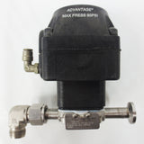 Advantage Spring-To-Close Valve 60 Psi 1" Flange, ITT Pure-Flo 5-F-423XL-6-TM-31