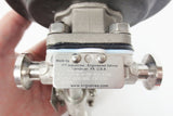 Advantage Spring-to-Close Valve 60 Psi 1" Flange w/ 2155 Diaphragm Valve+Clamps