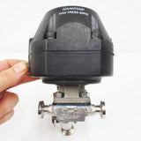 Advantage Spring-to-Close Valve 60 Psi 1" Flange w/ 2155 Diaphragm Valve +Clamps