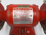 Baldor Bench Grinder Buffer 6" 612R Heavy Duty, 1/3 HP 3600 RPM, Stamp Steel Too