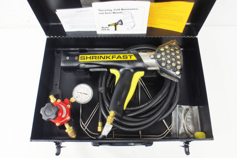 Shrinkfast 998 Full Kit Propane Heat Shrink Wrap Gun, Construction LP Gas Torch