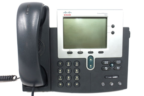 Cisco IP Phone 7900 Series 7940 CP-7940G w/ Footstand, Handset and Manual