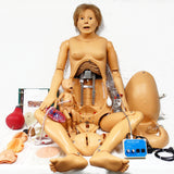 Medical Robot 66" Birth Simulator Manikin by Gaumard, Full Size Woman w/ Baby