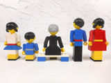 Vintage 1970's Lego Family Playset #200, Complete, Articulated, Boy, Girl, Man, Woman, Grandmother on a Bench